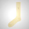 Ami Paris Ami De Coeur Plain Beige Socks | ami_SE178