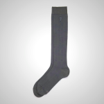 Ami Paris Silk Socks in Grey | ami_SE298