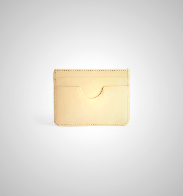 Ami Paris Beige Card Holder Case | ami_SE397