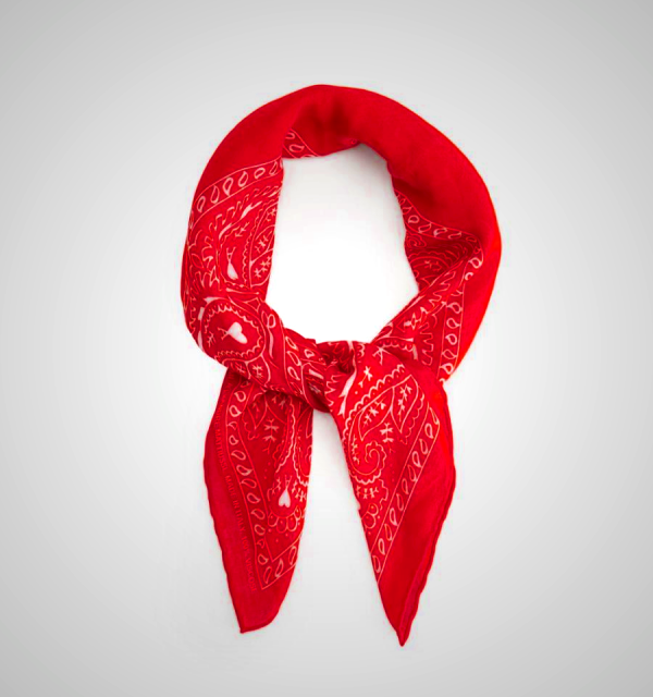 Ami Paris Red Scarf | ami_SE446 - Official Sweden Store